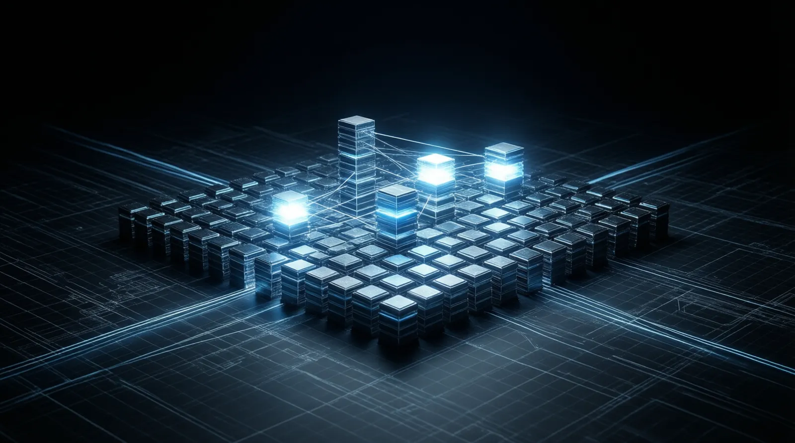 Illustration einer CPMS-/Backend-Plattform – Kunden-Screenshots folgen